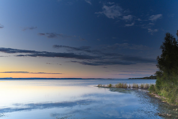 Smattering of Clouds and Sunset at Long Jetty