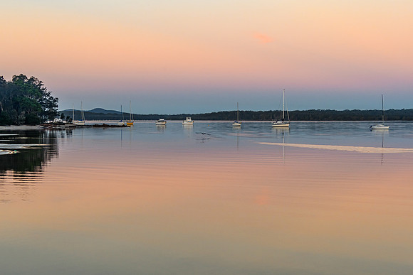 Sunset River Waterscape