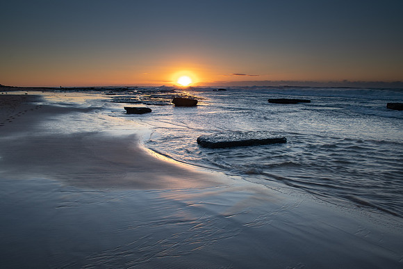 Clear Skies Sunrise Seascape