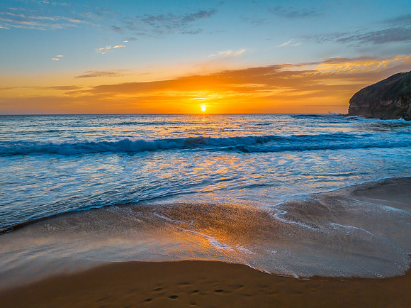 Summer Sunrise at the Seaside