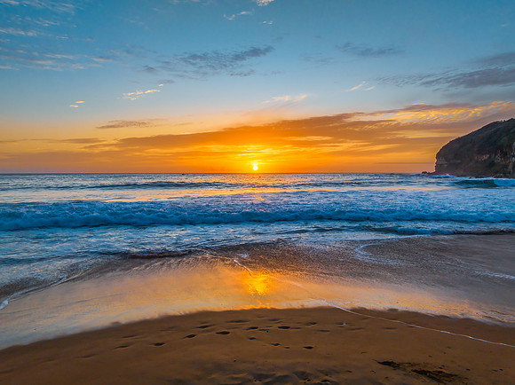 Summer Sunrise at the Seaside