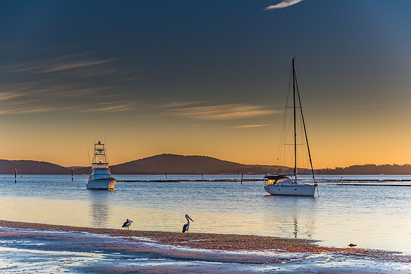Sunrise River Waterscape