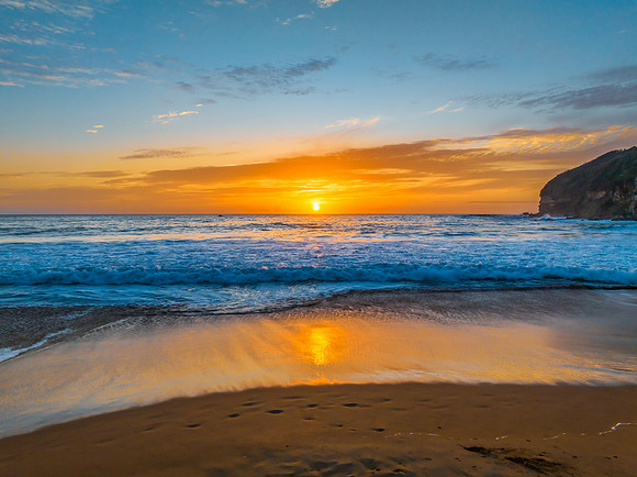 Summer Sunrise at the Seaside