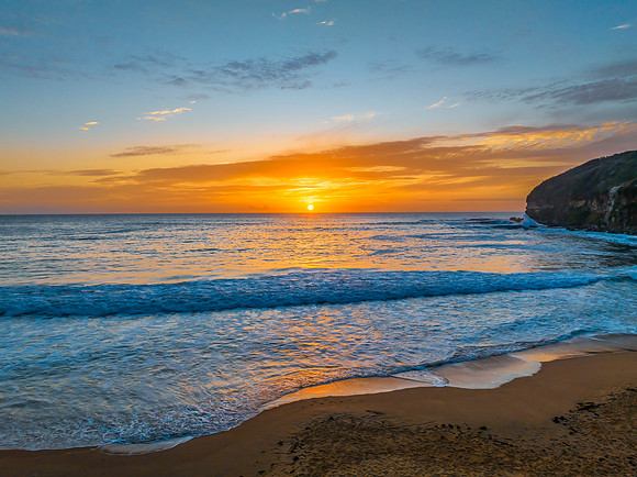 Summer Sunrise at the Seaside