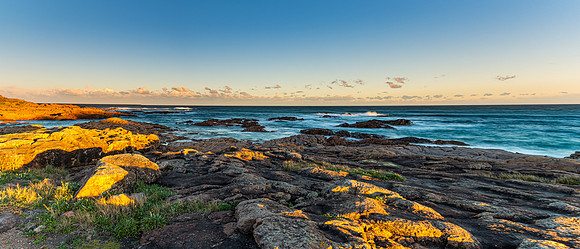 Wild and Windy Rugged Seascape Panorama