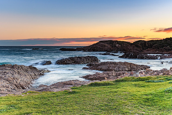 Wild and Windy Rugged Seascape