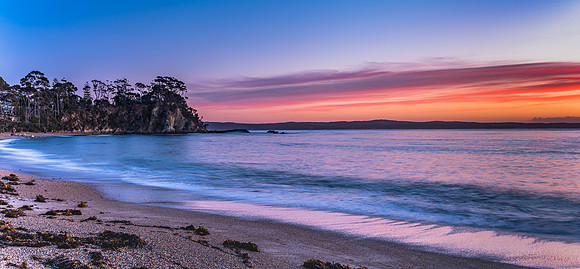 Colourful Streaky Clouds Sunrise Seascape