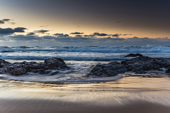 Wild Surf at Malua Bay - Sunrise Seascape