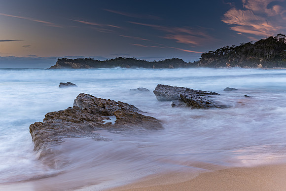 Wild Surf at Malua Bay - Sunrise Seascape