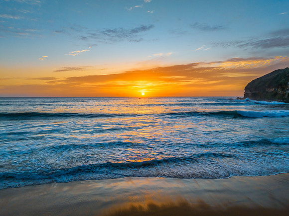 Summer Sunrise at the Seaside