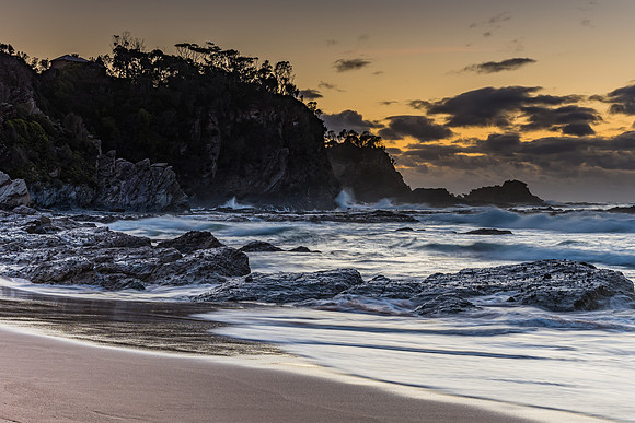 Wild Surf at Malua Bay - Sunrise Seascape