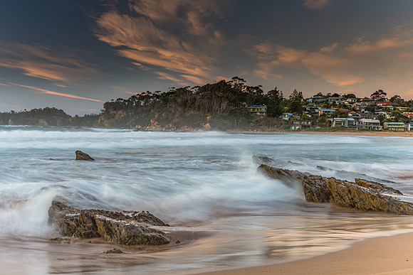 Wild Surf at Malua Bay - Sunrise Seascape