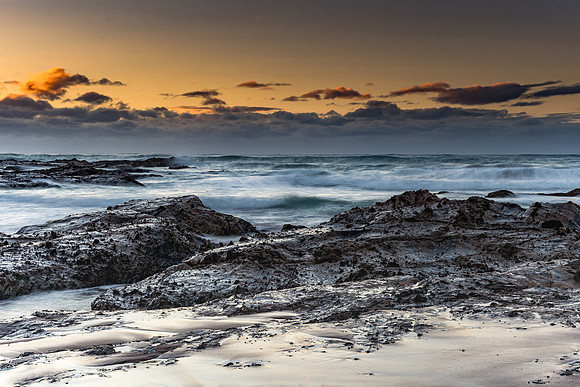 Wild Surf at Malua Bay - Sunrise Seascape