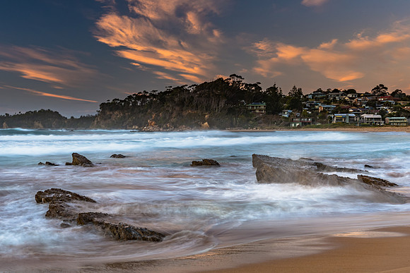 Wild Surf at Malua Bay - Sunrise Seascape
