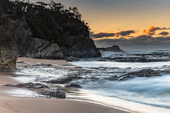 Wild Surf at Malua Bay - Sunrise Seascape