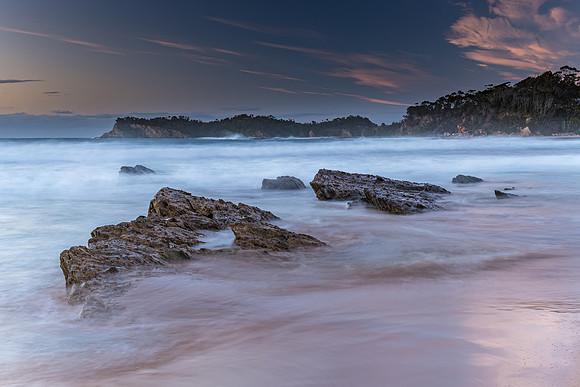 Wild Surf at Malua Bay - Sunrise Seascape