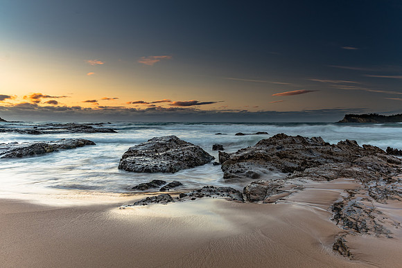 Wild Surf at Malua Bay - Sunrise Seascape