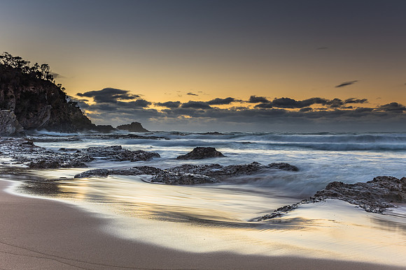Wild Surf at Malua Bay - Sunrise Seascape