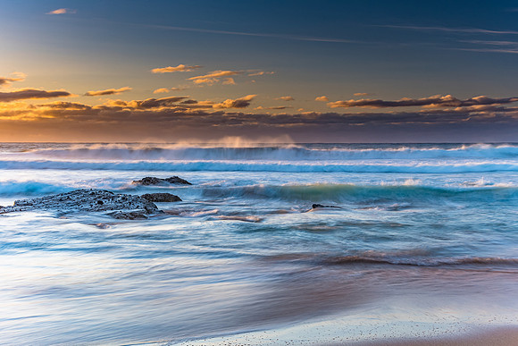 Wild Surf at Malua Bay - Sunrise Seascape