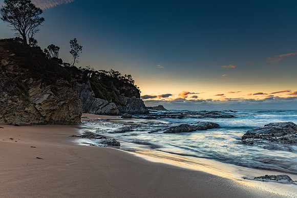Wild Surf at Malua Bay - Sunrise Seascape