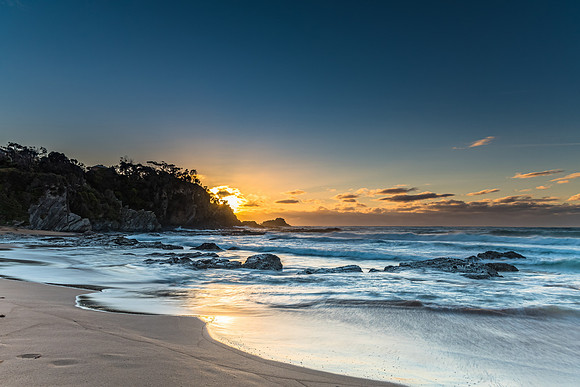 Wild Surf at Malua Bay - Sunrise Seascape