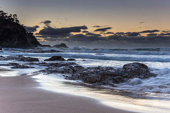 Wild Surf at Malua Bay - Sunrise Seascape