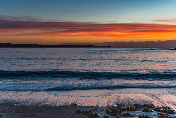 Colourful Streaky Clouds Sunrise Seascape
