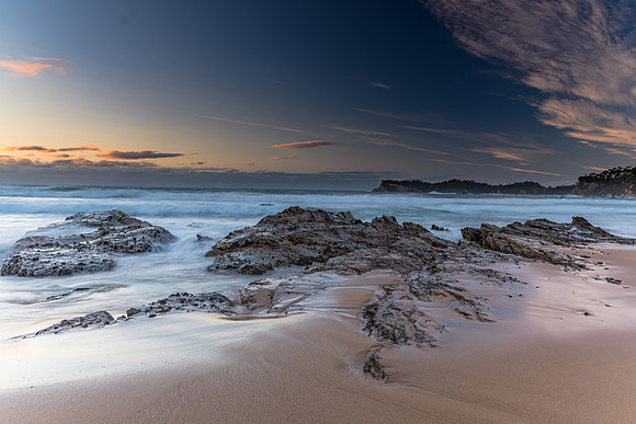 Wild Surf at Malua Bay - Sunrise Seascape