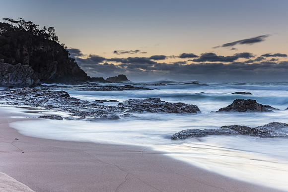 Wild Surf at Malua Bay - Sunrise Seascape
