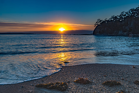 Colourful Streaky Clouds Sunrise Seascape
