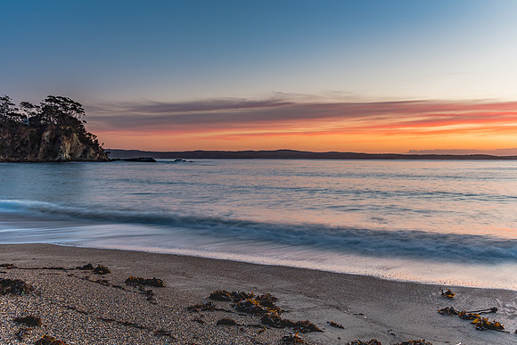 Colourful Streaky Clouds Sunrise Seascape