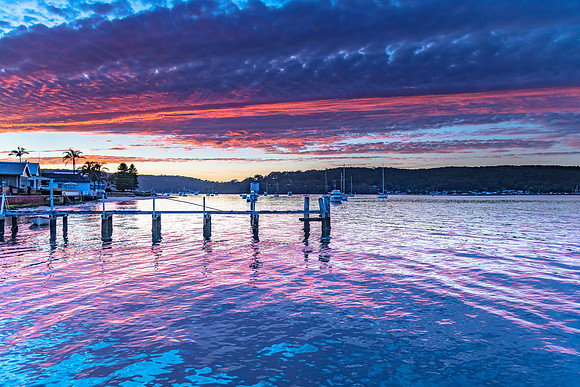 Colourful Wow Factor Sunrise over the Bay