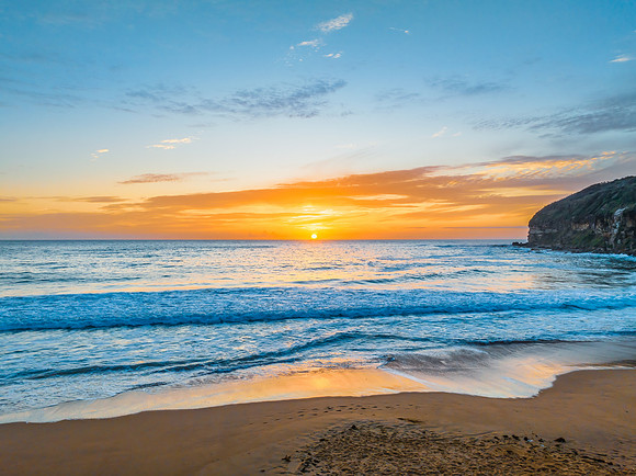 Summer Sunrise at the Seaside