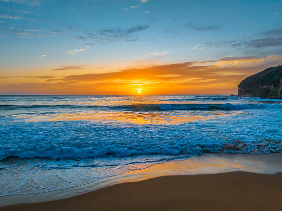 Summer Sunrise at the Seaside