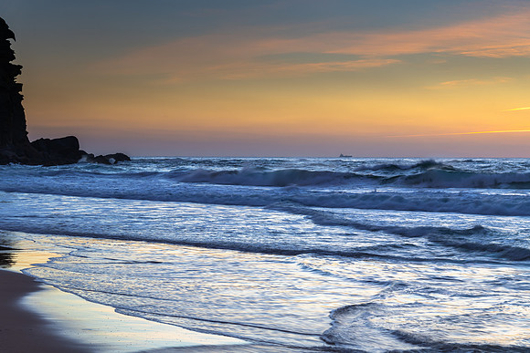 Soft Cloud Beach Sunrise Seascape