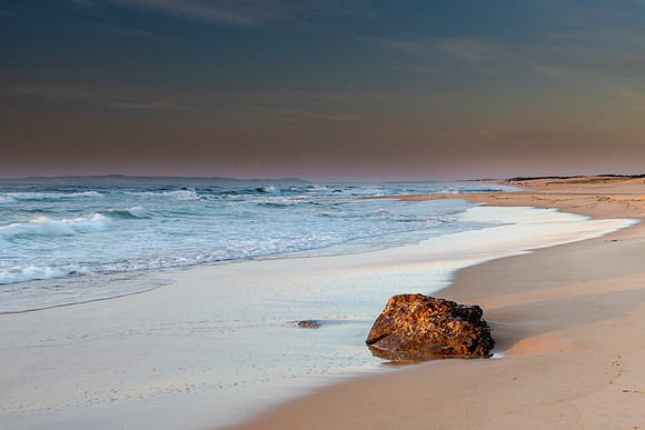 Clear Skies Beach Sunrise Seascape