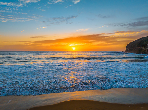 Summer Sunrise at the Seaside
