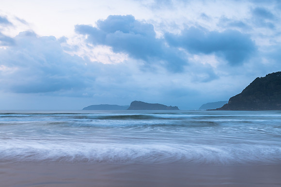 Cloudy Sunrise Seascape