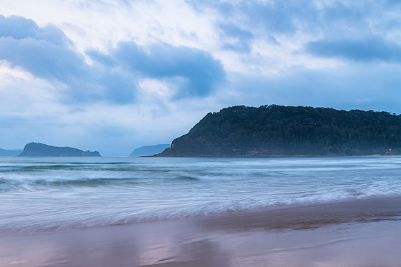Cloudy Sunrise Seascape