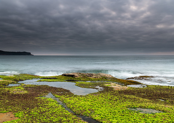Cloud Cover rolling in for Sunrise over the Sea