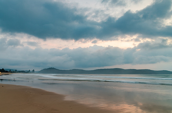 Cloudy Sunrise Seascape
