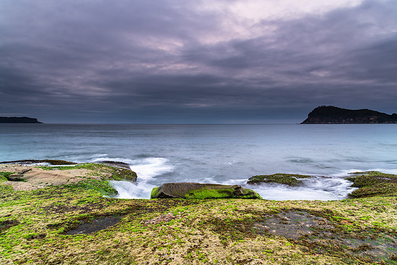 Cloud Cover rolling in for Sunrise over the Sea