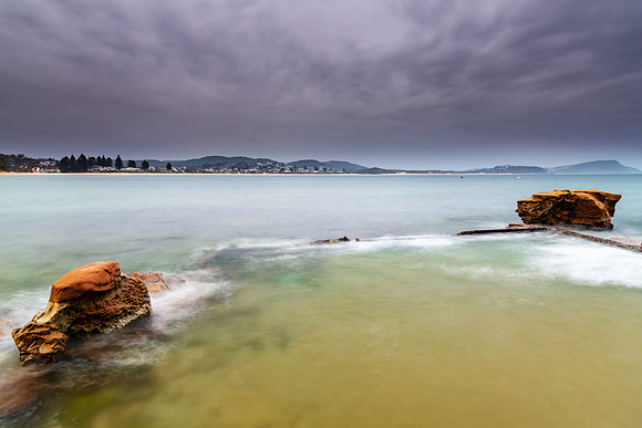 Moody Morning Seascape
