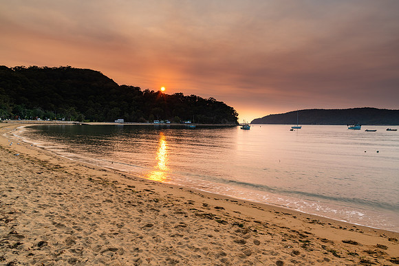 Sunrise and High Clouds over the Bay