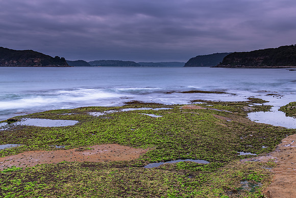 Cloud Cover rolling in for Sunrise over the Sea