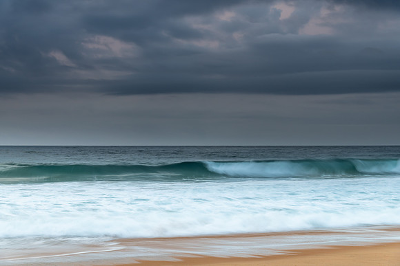 Rain Clouds and Early Morning Seascape