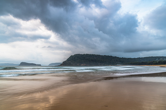 Cloudy Sunrise Seascape