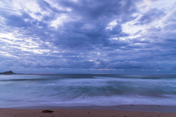 Clouds and Surf - Dawn at Malua Bay