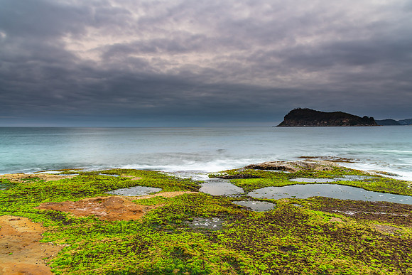 Cloud Cover rolling in for Sunrise over the Sea