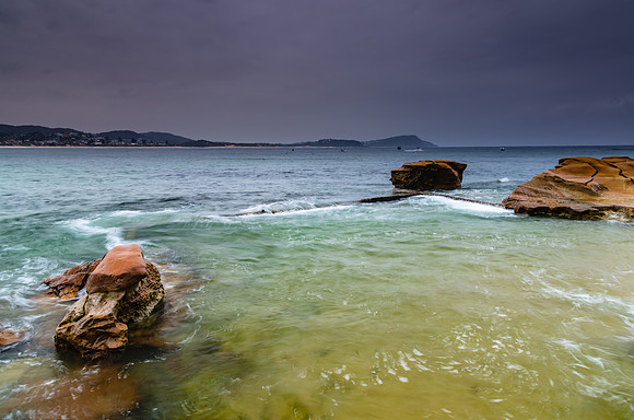 Moody Morning Seascape